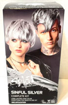 Splat Rebellious Colors Complete Kit Hair Color Sinful Silver New in Box Sealed - £8.51 GBP