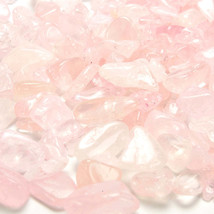 Rose Quartz Tumbled Chips Stone (1 Pound) - £25.48 GBP