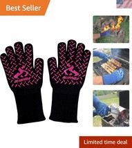 EN407 Certified High Heat Resistant Oven Mitts - Ladies Size L Grilling ... - $803.32 MXN
