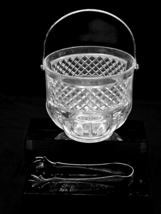 Vintage CAMBRIDGE 6&quot; (Diameter) Ice Bucket KING EDWARD With Claw-Foot Tongs - $26.87