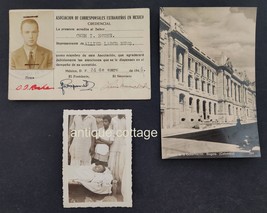 1946 vintage ALLIED LABOR NEWS ID mexico OWEN ROCHE w columbia pc photo ... - £68.49 GBP