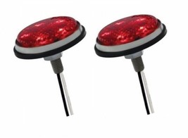 United Pacific Red LED Tail Light Reflector Set 1951-52 & 1956 Bel Air 150 210  - $28.98