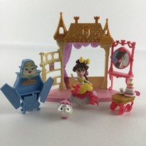 Disney Princess Little Kingdom Royal Clips Beauty Beast Belle Chamber Playset - £23.77 GBP