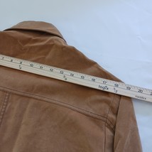 Kentfield Quality Fashion 4-Pockets Snap Button Tan Men's Jacket Size Medium image 9