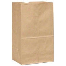3# Recycled Kraft Paper Grocery Bags 4 1/2&quot; W 3&quot; D 8 1/2&quot; T 50/PKG - £1.57 GBP