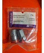 Sigma 45510 3/8&quot; Double Snap Lock Cut-in Box Connector  *NEW* - $60.58 MXN