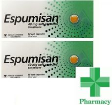 5 Pack Espumisan 40 mg- 5 x 25 caps. - $38.99