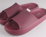 NEW 32 DEGREES COOL Cushion Slides Unisex Size L - Wine Red W9-10 M7-8 - $23.99