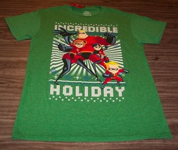Walt Disney The Incredibles Christmas T-Shirt Mens Small New w/ Tag - £15.73 GBP