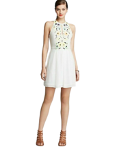 French Connection Women&#39;s Formal Cocktail Party Dress Size 2 White Beaded Dress - £74.00 GBP