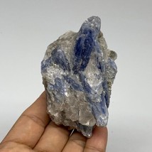 167.8g, 3.3&quot;x1.9&quot;x1.2&quot;,Blue Kyanite Quartz  Mineral Specimen @Brazil, B32882 - £27.12 GBP