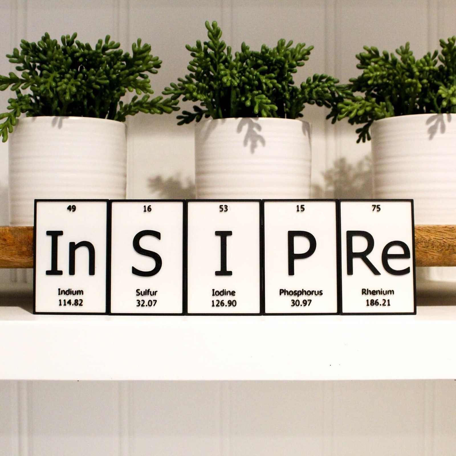 InSPIre | Periodic Table of Elements Wall, Desk or Shelf Sign - $12.00