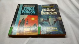 Tom Godwin 2 Book Lot Vintage Paperbacks Space Prison The Space Barbarians PB - £11.18 GBP