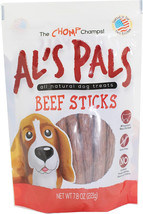 2 - AL&#39;s Pals All Natural Dog Treats - Beef Sticks 7.8 oz. Bag - £10.16 GBP