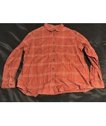 Carhartt Men’s XXL Plaid Long Sleeve Shirt Red Button-Up Workwear Stretch - $19.72