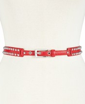 DKNY Dome-Studded Belt Red - £18.02 GBP