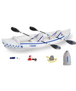 Sea Eagle 370 Pro Package Inflatable 12.5 Ft Kayak + BONUS MB80 Electric... - £310.94 GBP