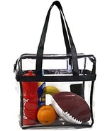 Deluxe Clear Tote Bag w/Zipper, NFL Stadium Approved Security Bag, 12x12... - $338.51 MXN