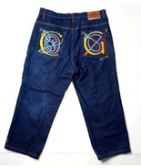 Vintage Y2K Coogi Baggy Jeans Embroidered Wide Leg - £59.81 GBP