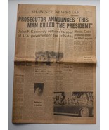 Shawnee News Star November 24, 1963 Newspaper Lee Harvey Oswald Complete - $9.49