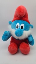 Vintage Papa Smurf  Peyo Toy Island 1996 Plush Doll NO SOUND  - £22.53 GBP