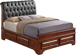 Glory Furniture LaVita Full Storage Bed in Oak - $1,999.99