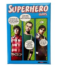Fridge Fun Refrigerator Magnet BIG BANG THEORY Superhero Quips - £7.58 GBP