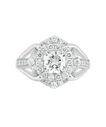 2.2 Carat Lab Grown Diamond Engagement Ring Band 14K White Gold Women VV... - £1,308.42 GBP