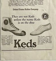 1923 Keds Sneakers U.S. Rubber Co Advertisement Footwear Ephemera 14 x 5.5&quot; - $28.01 CAD
