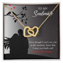 To My Girlfriend I Miss You Loads Inseparable Necklace - £45.51 GBP+