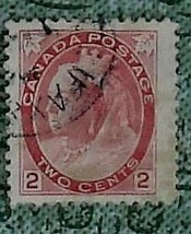 Nice Vintage Used Canada 2 Cents Stamp, Good Cond - Old Collectible Stamp - £3.15 GBP