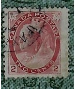 Nice Vintage Used Canada 2 Cents Stamp, GOOD COND - OLD COLLECTIBLE STAMP - £3.10 GBP