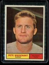 Vintage 1961 Topps Baseball Trading Card #201 Pete Whisenant Minnesota Twins - £7.86 GBP