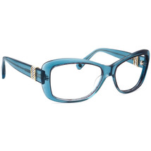 David Yurman Sunglasses Frame DY 045 05 D.Y.925 Gold Vermeil Clear Blue Handmade - £119.89 GBP