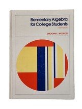 ELEMENTARY ALGEBRA for College Students 4th Edition Drooyan Wooton 1976 - £11.29 GBP