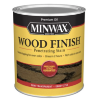 MINWAX INTERIOR OIL BASED WOOD FINISH STAIN, EBONY, 1 QUART - $22.95