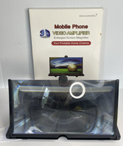 Mobile Phone Screen Magnifier 3D HD Video Amplifier Smartphone Stand Bra... - £7.85 GBP