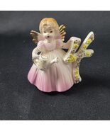 Josef Originals Birthday Girl Angel Figurine Age 4 Lavender Dress Wateri... - €14,44 EUR