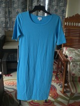 NWT LuLaRoe Julia Dress Turquoise SMALL - £19.37 GBP