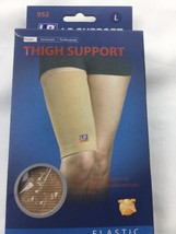 LP Four-Way Stretch Thigh Support Unisex; Tan, Large - $24.36