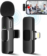 Wireless Clip Mic, Wireless Lavalier Microphone, Wireless, And Tiktok. - £33.41 GBP