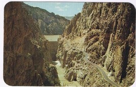 Wyoming Postcard Buffalo Bill Dam Shoshone Canon Cody Way Yellowstone Park - £1.63 GBP