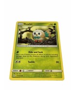 Rowlet 17/236 Sun &amp; Moon Cosmic Eclipse Pokemon Regular Common LIGHTLY P... - £1.16 GBP