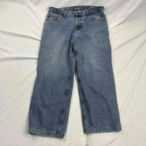 RK Brand Mens Jeans Pants Light Wash High Waist 34x31 - £7.75 GBP