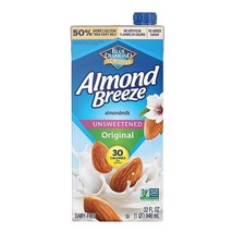 Almond Breeze  Almond Milk, Original, Unsweetened (12 Pack) - £49.54 GBP