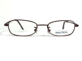 Nautica N7084 615 SATMATT RED Eyeglasses Frames Round Full Rim 46-18-135 - $41.89