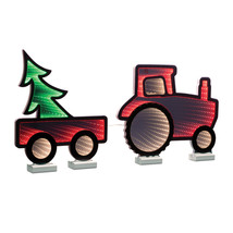 Holiday Tractor and Wagon Ekko Light Display 29.5"L - $1,878.42 MXN Holiday Tractor and Wagon Ekko Light Display 29.5"L - $1,878.42 MXN