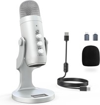 USB Microphone,Condenser Computer PC Mic,Plug&amp;Play Gaming Microphones fo... - $29.69