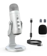USB Microphone,Condenser Computer PC Mic,Plug&amp;Play Gaming Microphones fo... - $556.56 MXN