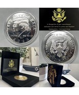 Donald Trump Coin  Take America Back SILVER PLATE Coin With Retirement A... - $45.35 CAD